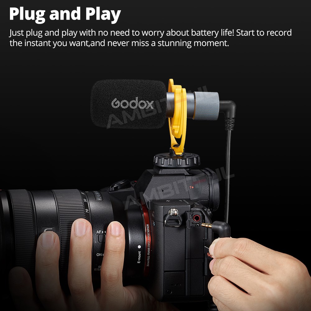 Godox VS-Mic Mikrofon Shotgun  - Seek Compact Pro Android ulasan dan harga