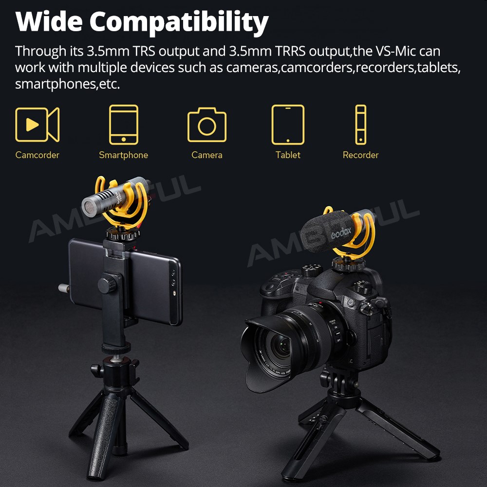 Godox VS-Mic Mikrofon Shotgun  - Seek Compact Pro Android ulasan dan harga