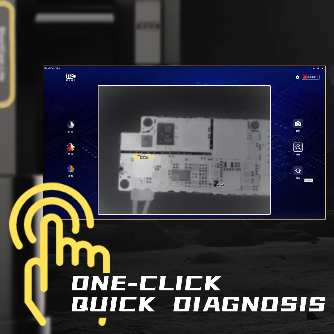 4th Shortcam Lite, Alat Diagno - Shortcam Thermal Imaging Pcb ulasan dan harga