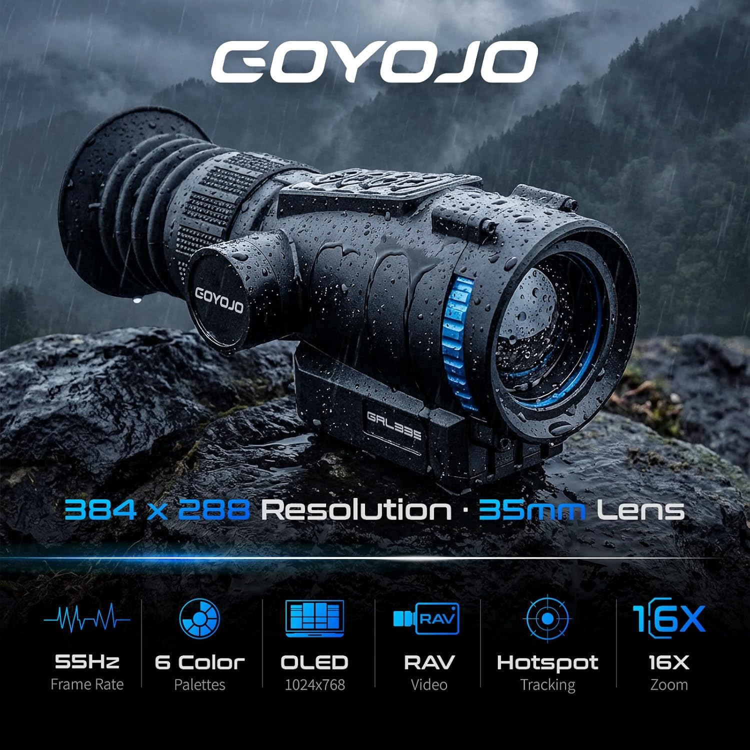 GOYOJO Teropong Termal 384x288 - Hunting Thermal Imaging Scope ulasan dan harga